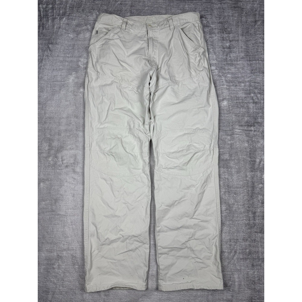 Edwin Pants Mens 34x34 Cream 55 Twill Vintage 90s‎ Chino Straight Leg Relaxed